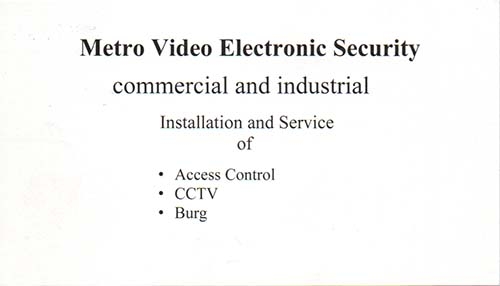 MVES-CO Metro Video Electronic Security 2
